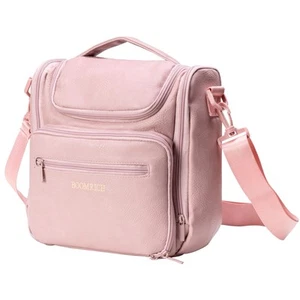 Large Toiletry Bag for Women, Hanging Leather Travel Makeup Bag with 360° Hoo... - Picture 1 of 7