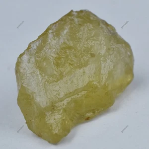 ROUGH Earth Mined NATURAL 38.00 Ct Lemon Topaz Uncut Loose Gemstone CERTIFIED - Picture 1 of 7