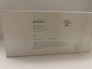 Sunbeam GreenSense Wall Mount Hairdryer - White (001632-020-000) - Picture 1 of 6