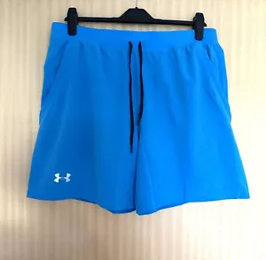 Men’s Under Armour Heatgear Fitted Launch Run Shorts 2 In 1 Size XL Running Gym - Picture 1 of 6