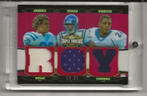 2006 Topps Triple Threads Relic Combos E.James. R.Moss. C.Portis # 36/36 - Picture 1 of 1