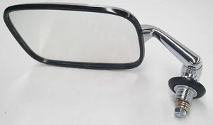 VOLKSWAGEN VW BUG BEETLE EXTERIOR DOOR REAR VISION STAINLESS MIRROR LH LEFT - Picture 1 of 3