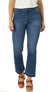 Wrangler Jeans donna taglia S (6/28) pantaloni denim cropped svasati a vita alta - Foto 1 di 16