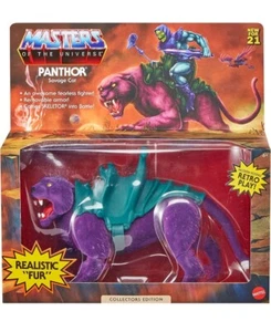 Masters Of The Universe Origins Panthor Action Figure Realistic Fur - Picture 1 of 7