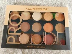 Eyeshadow Palette Kleancolor Face Makeup 15 Pro Nude Colors # ES1521 - Picture 1 of 7
