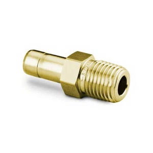 5/8" Tube x 1/2" MNPT Brass Male Tube Adapter Fitting Swagelok B-10-TA-1-8 - Picture 1 of 1