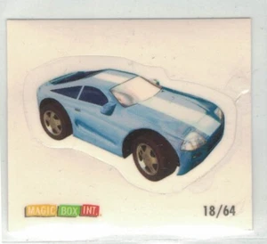 RARO adesivo micro macchine #18 auto sportiva blu di Magic Box - Foto 1 di 1