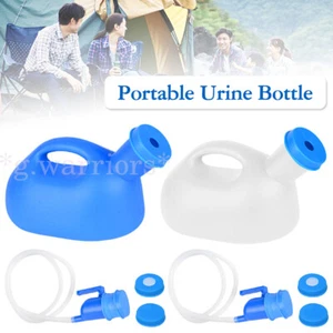 2000ml Portable Male Men Car Urinal Urine Pee Bottle Camping Travel + Tube - Picture 1 of 17