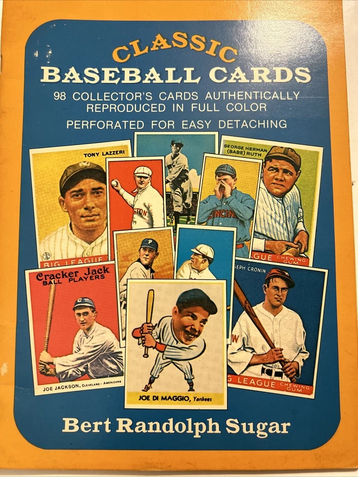 Vintage Classic Baseball Cards Book 98 Cards Gehrig Jackson Babe Ruth Sugar - Image 1 of 4