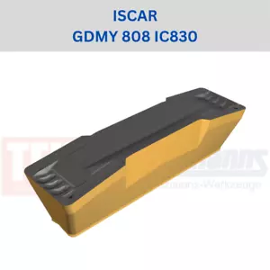 10 x ISCAR GDMY 808 IC830 Stechdreh-Wendeschneidplatten !NEU, mit Rechnung! - Picture 1 of 1