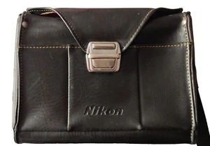 Nikon leather camera bag - Photo 1 sur 3
