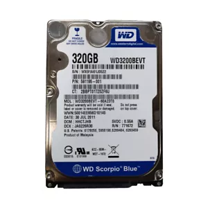 Disco duro portátil Western Digital 320 GB WD3200BEVT 5400 RPM 8 MB SATA 2,5 - Imagen 1 de 3