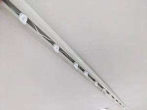 Discreet Thin Hidden WAVE Curtain Rail Track LONG LENGTHS COMPLETE UP TO 4.5M - Picture 1 of 16