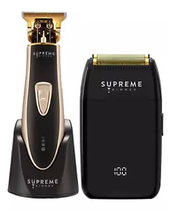 Supreme Trimmer T-Shaper & Crunch Lite Rasierset | ST5210 Gold & STF600 schwarz - Bild 1 von 7