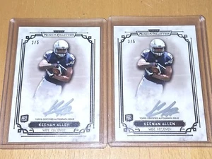 Keenan Allen LOT 2/5 3/5 2013 Topps Museum Collection Signature Rookie Autograph - Picture 1 of 2