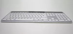 Logitech K750 Wireless Solar Powered Keyboard for Mac with USB Receiver White - Picture 1 of 8