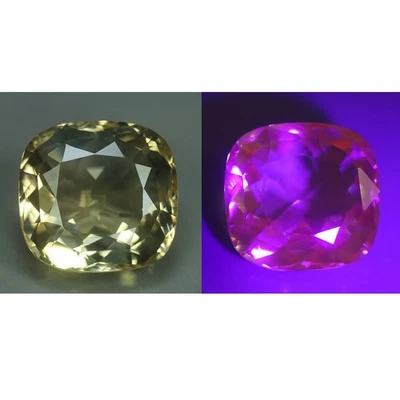 18.18 Cts_Antique_100 % Natural Unheated UV Fluorescent Color Change Scapolite - Image 1 of 4