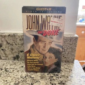 John Wayne The Duke 6 Classic Westerns Sealed VHS Tape - Picture 1 of 4
