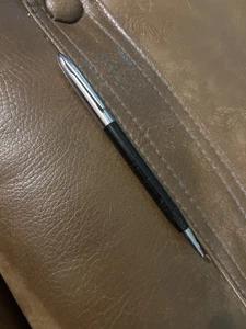 Vintage Shaw Barton Black & Chrome Mechanical Pencil 1.1 mm (?) - Picture 1 of 14