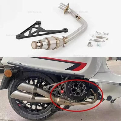 For Vespa Sprint 125 / 150 2017-2022 Sprint 150 Exhaust Header Link Pipe Slip-On - Imagem 1 de 4