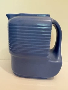 Vintage Heavy Blue Westinghouse Refrigerator Pitcher Made In USA Art Deco Style - Picture 1 of 7
