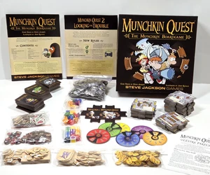 Munchkin Quest and Expansion Munchkin Quest 2 Looking For Trouble - In 1 Box - Picture 1 of 20
