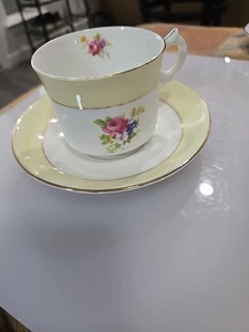 Rosina Bone China Made In England Cup And Saucer Set. - Picture 1 of 5