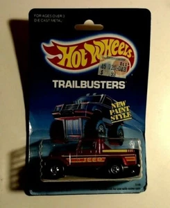 1989 HOT WHEELS TRAILBUSTERS: #5146 JEEP SCRAMBLER Neu im Paket - Bild 1 von 7