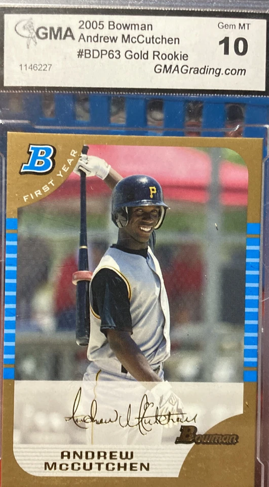 Coche Andrew Mccutchen 🔥Bowman Rookie 10 Foto 1 de 3