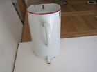 VINTAGE FRENCH ENAMEL WATER FOUNTAIN SPOUT GARDEN FEATURE PLANTER VASE RED TRIM