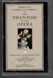 The Phantom of the Opera 1990 Original Soundtrack Cassette Tape Free Shipping - Imagen 1 de 3