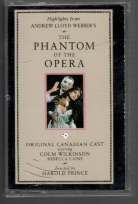 The Phantom of the Opera 1990 Original Soundtrack Cassette Tape Free Shipping - Image 1 of 3