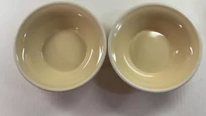2 SONOMA HOME MENDOCINO Butter Yellow Soup Salad Bowls 8” - Picture 1 of 12