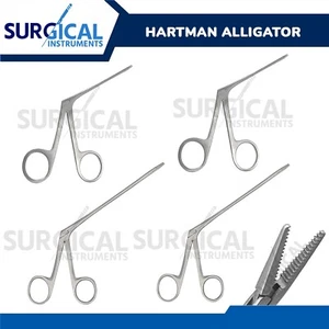 4 Alligator Forceps size 3.50",5.50",6.5", & 8" Surgical Veterinary German Grade - Picture 1 of 13