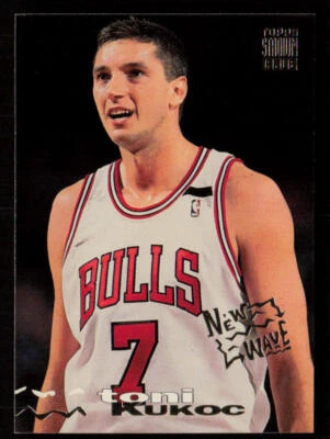 Toni Kukoc 1993-94 Stadium Club #275 Chicago Bulls Basketball Card - Image 1 of 2