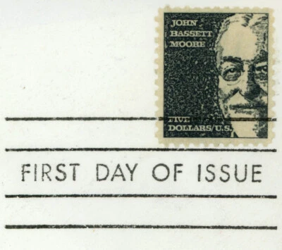 USA #1295 John Bassett Moore 1966 FDC First Day Issue Cover $5 Postage  - Image 1 of 2