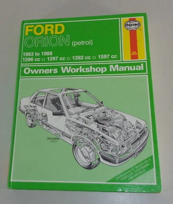 Manual De Reparación Haynes Ford Orion Año 1983 - 1988 - Imagen 1 de 2