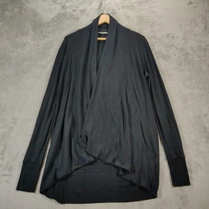 ATHLETA Sweater Womens Extra Small Black Stretch Open Front Cardigan Casual - Picture 1 of 7