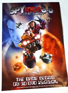 SPY-KIDS 3D GAME OVER 2003 ORIGINAL VINTAGE POSTER DVD Video Shop 42x59.2cm - Picture 1 of 1