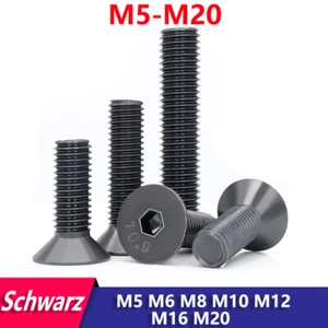 Senkkopfschrauben DIN 7991 M5 M6 M8 M10 M12 M16 M20 Senkkopf Innensechskant - Picture 1 of 6