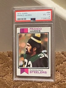 1973 Topps Franco Harris PSA 4 #89 Rookie RC Card NEW CASE SOLID BOLD Color - Picture 1 of 2