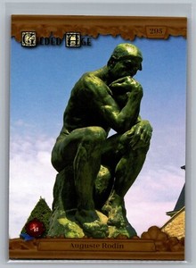 Auguste Rodin 2022 Historic Autographs Gilded Age RADIANT #295 Trading Card /500