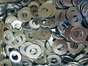 5/8 Bolt Size - SAE Zinc Plated - Flat Washer - 25 PIECE PACKS - Picture 1 of 2