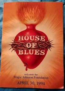 JAMES BROWN Live PROGRAM HOUSE OF BLUES Magic Johnson Foundation JOHN LEE HOOKER - Picture 1 of 9