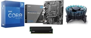 CPU Intel Core i7 12700k + MSI H610M E Motherboard + 16GB DDR4 RAM+ FAN- BUNDLE - Photo 1/6