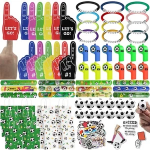 122pcs Soccer Party Favor Bulk, Sport Birthday Party Gift Goodie Bag Filler M... - Picture 1 of 9
