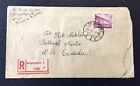 Hungary 1955 Salgotarjan - Used Registered Cover Envelope To Montreal Canada