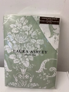 Set biancheria da letto verde Josette Laura Ashley copripiumone/cuscino set doppia - Foto 1 di 24