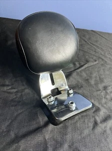 Harely Davidson Genuine Softail Duece FXSTD 00-07 Chrome Backrest with Pad - Picture 1 of 6