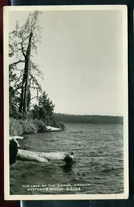 Lake of the Woods Oregon oder echtes Foto Postkarte RPPC - Bild 1 von 2